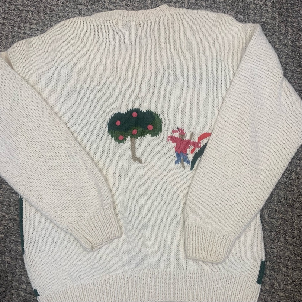 VTG Robert Scott Novelty Farm Stand Sweater - Picture 10 of 14